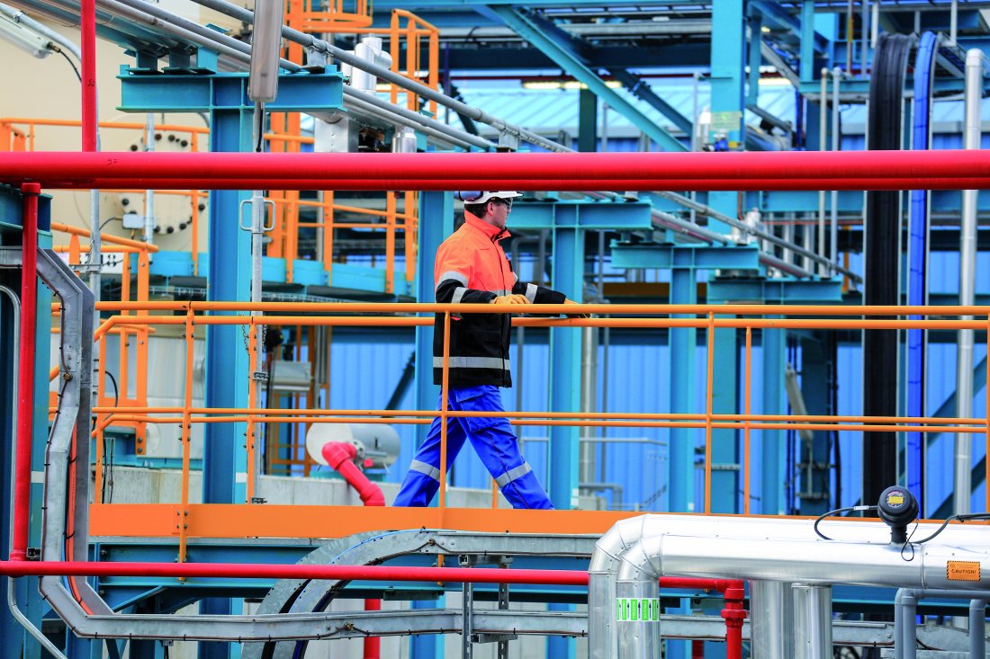 L’unité de résines C4 polymérisée, un additif pour la fabrication de pneumatiques, de TotalEnergies à Carling-Saint-Avold.