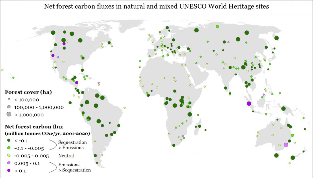 unesco foret carte 